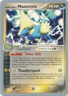 Team Aqua's Manectric — World Championship Decks 2004