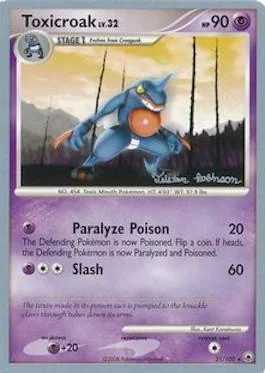 Toxicroak LV.32 — World Championship Decks 2008