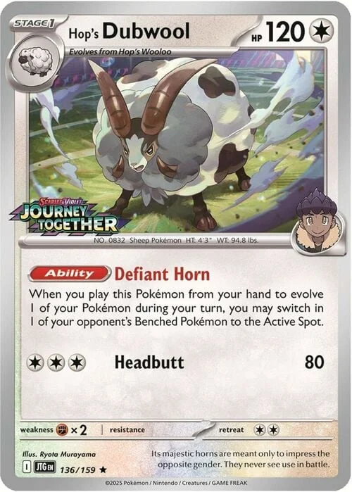 Hop's Dubwool — SV Black Star Promos