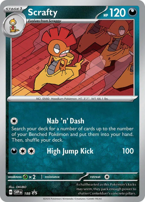Scrafty — SV Black Star Promos