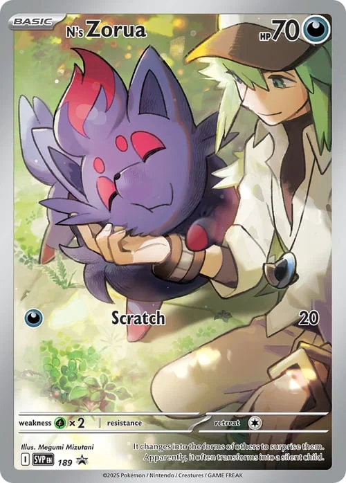 N's Zorua — SV Black Star Promos