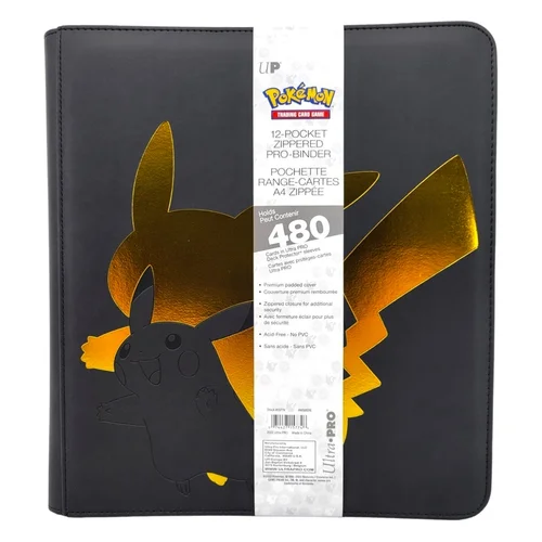 Ultra Pro Elite Series Pikachu 12-Pocket PRO-Binder — Pokémon Products