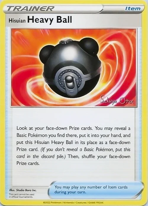 Hisuian Heavy Ball — World Championship Decks 2024
