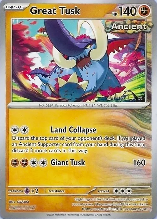 Great Tusk — World Championship Decks 2024