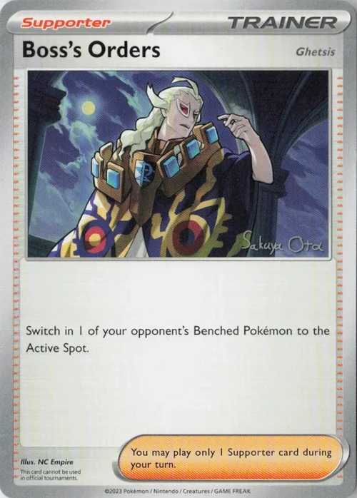 Boss's Orders - Ghetsis — World Championship Decks 2024
