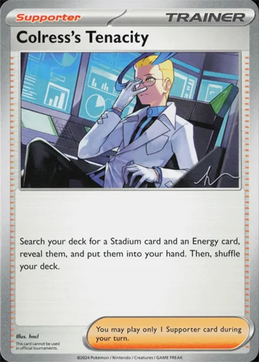 Colress's Tenacity — World Championship Decks 2024