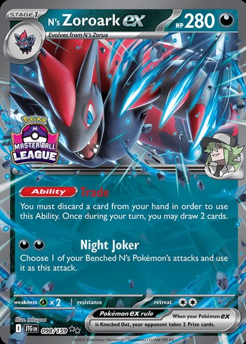 N's Zoroark ex — League Promos