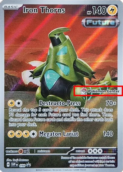 Iron Thorns — Pokémon Center