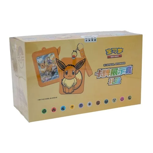 Pokémon Card Display Set Gift Box | Eevee Case Display — Simplified Chinese Products