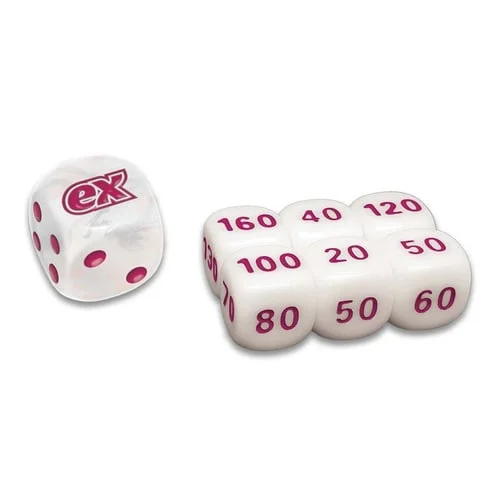 White Flare Dice Set — White Flare