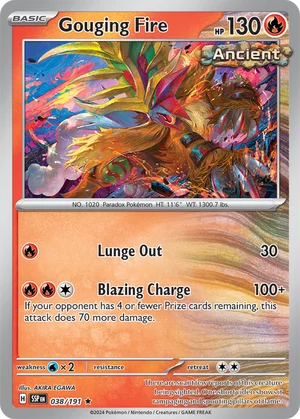 Gouging Fire — Theme Deck & Blisters Exclusives