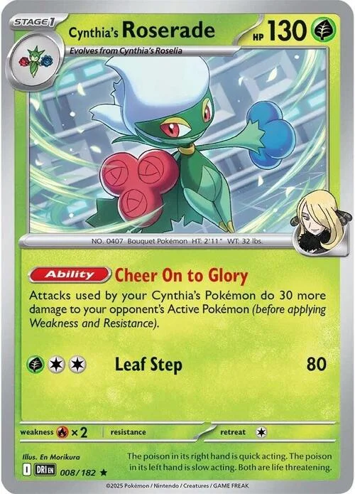 Cynthia's Roserade — Destined Rivals