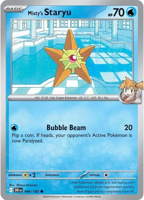 Misty's Staryu — Destined Rivals