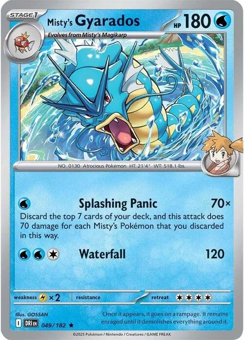 Misty's Gyarados — Destined Rivals