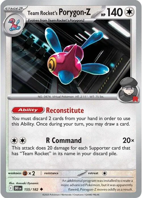 Team Rocket's Porygon-Z — Destined Rivals