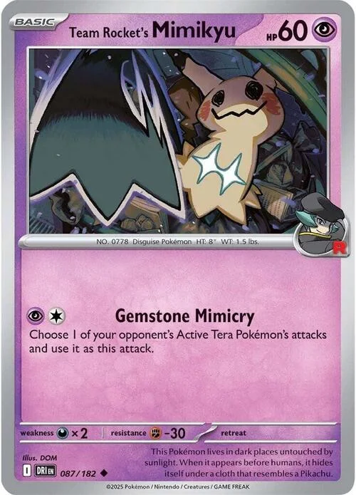 Team Rocket's Mimikyu — Destined Rivals