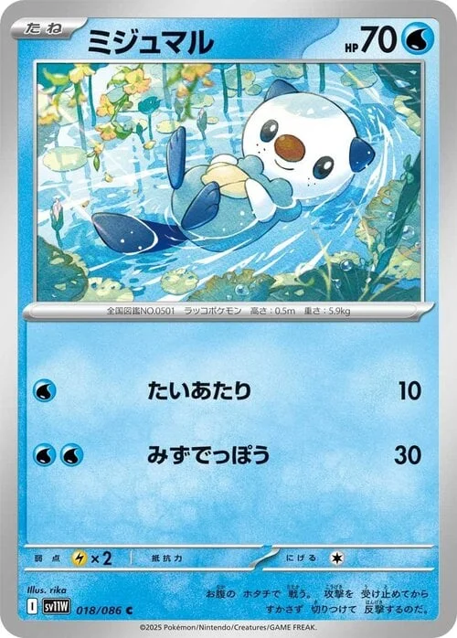 Oshawott — White Flare | sv11W