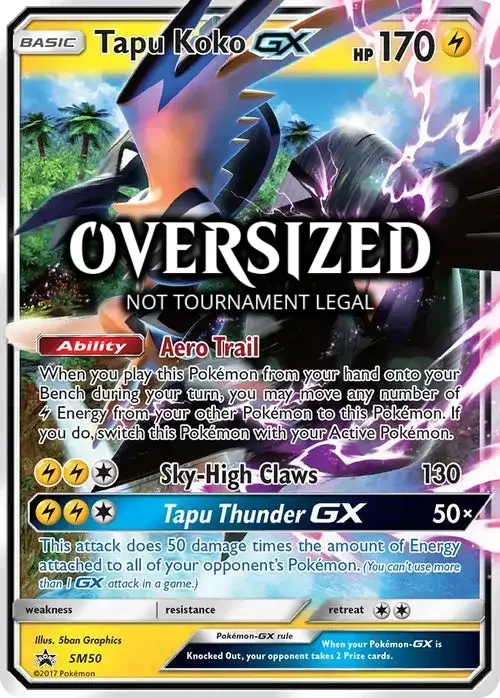 Tapu Koko GX — SM-P: Sun & Moon Promos