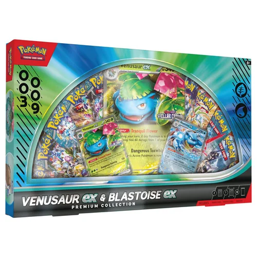 Venusaur ex & Blastoise ex Premium Collection — Scarlet & Violet Products