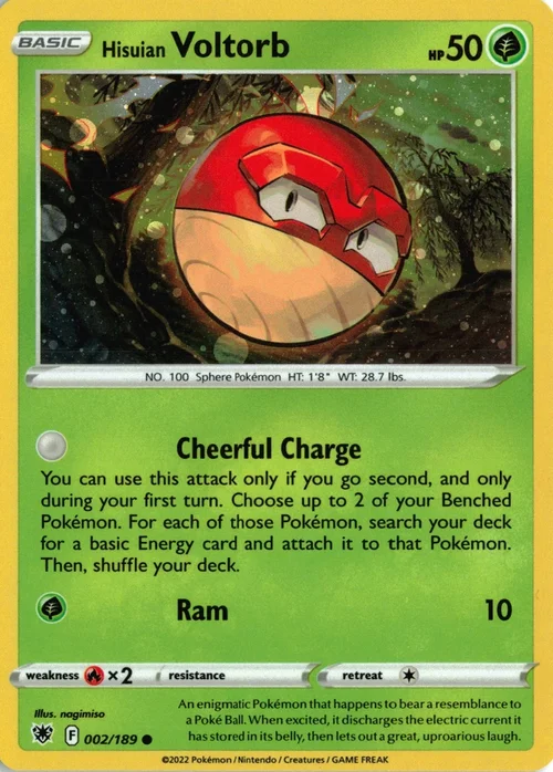 Hisuian Voltorb — Theme Deck & Blisters Exclusives