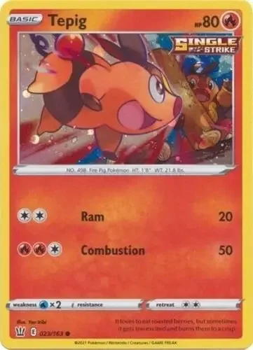 Tepig — Theme Deck & Blisters Exclusives