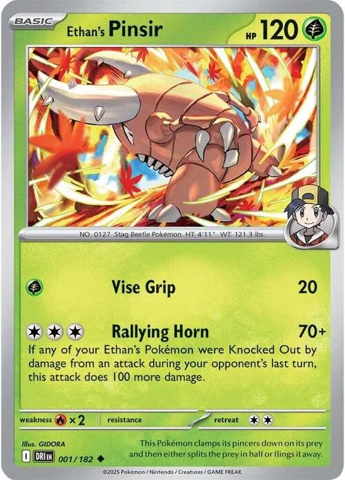 Ethan's Pinsir — Destined Rivals
