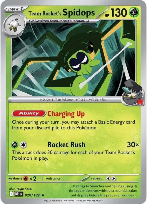 Team Rocket's Spidops — Destined Rivals