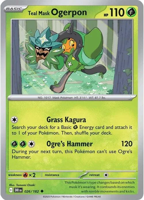 Teal Mask Ogerpon — Destined Rivals