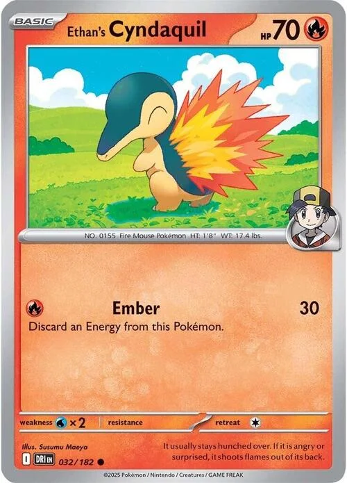 Ethan's Cyndaquil — Destined Rivals