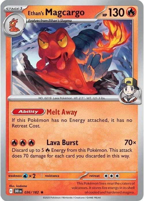 Ethan's Magcargo — Destined Rivals