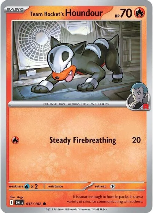 Team Rocket's Houndour — Destined Rivals