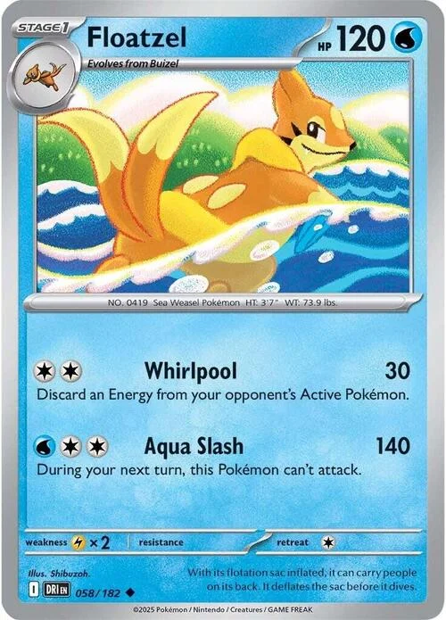 Floatzel — Destined Rivals