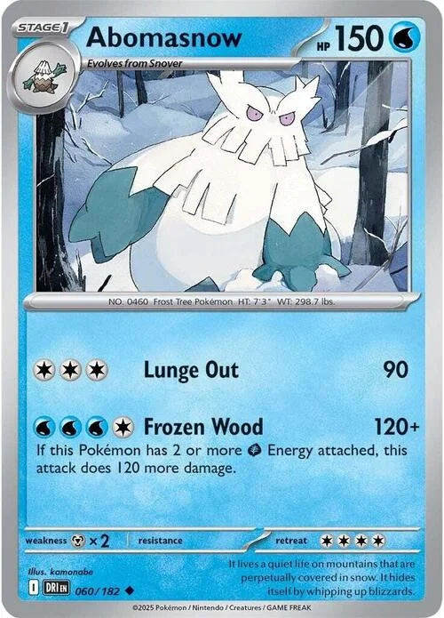 Abomasnow — Destined Rivals