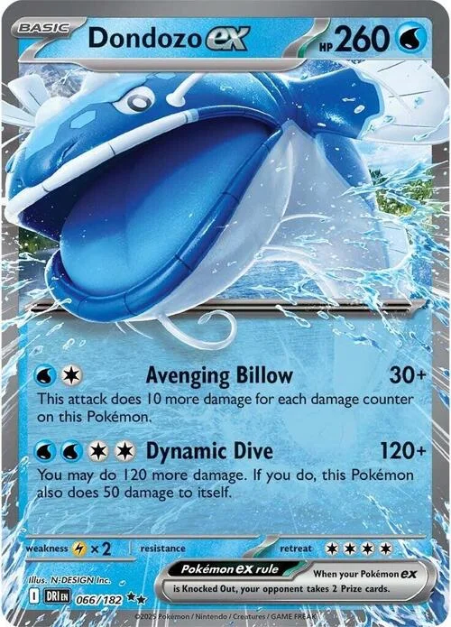 Dondozo ex — Destined Rivals