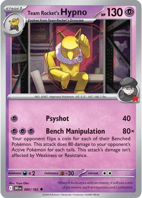 Team Rocket's Hypno — Destined Rivals
