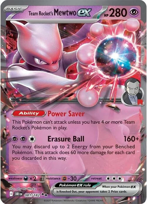 Team Rocket's Mewtwo ex — Destined Rivals