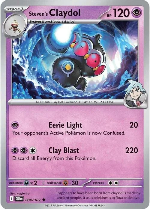 Steven's Claydol — Destined Rivals