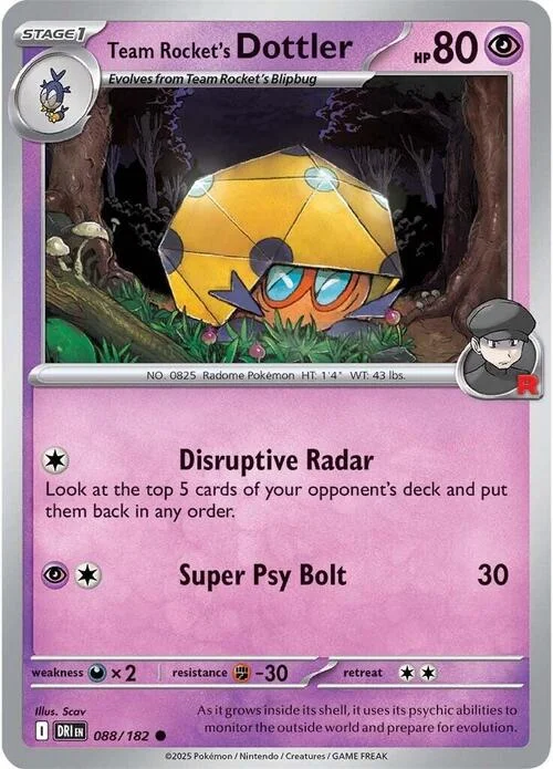 Team Rocket's Dottler — Destined Rivals