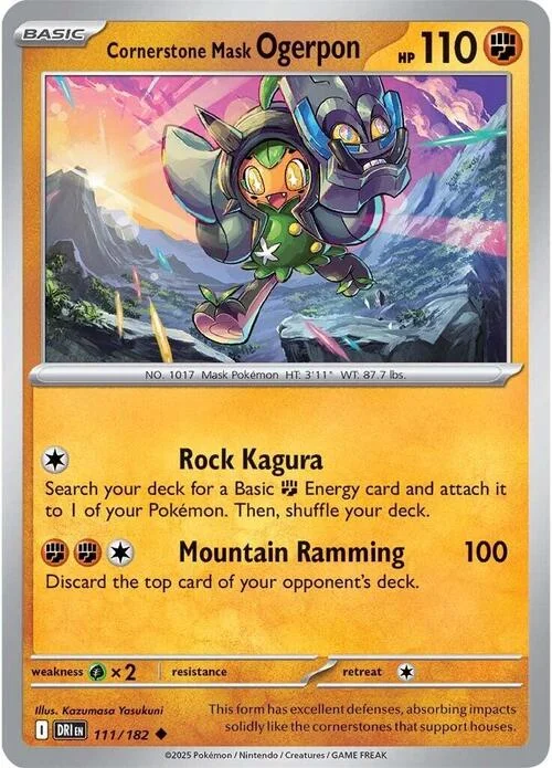Cornerstone Mask Ogerpon — Destined Rivals