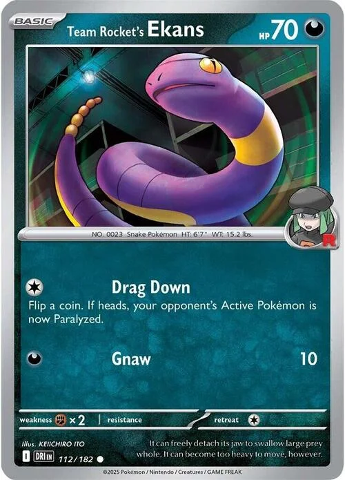 Team Rocket's Ekans — Destined Rivals