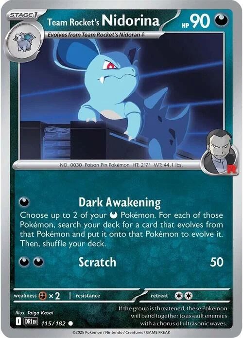 Team Rocket's Nidorina — Destined Rivals