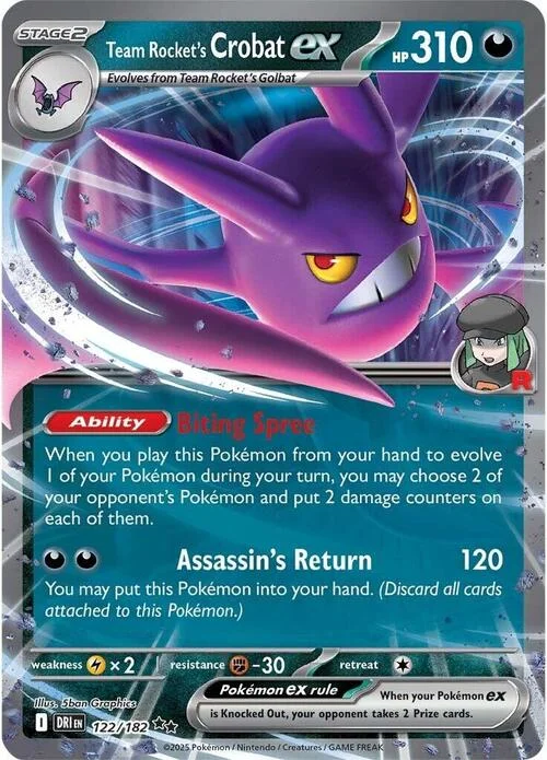 Team Rocket's Crobat ex — Destined Rivals