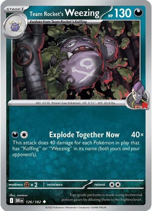 Team Rocket's Weezing — Destined Rivals