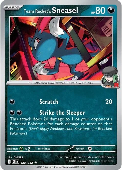 Team Rocket's Sneasel — Destined Rivals