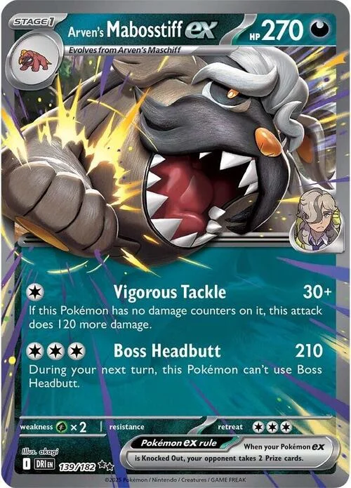 Arven's Mabosstiff ex — Destined Rivals