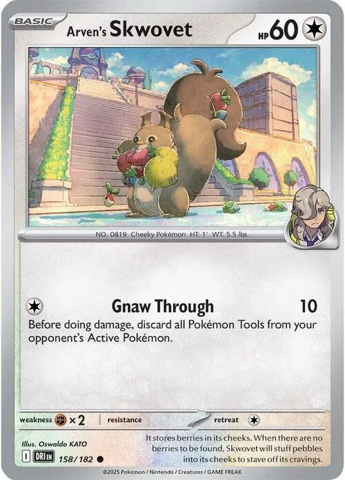 Arven's Skwovet — Destined Rivals