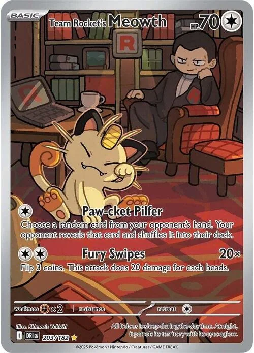 Team Rocket's Meowth — Destined Rivals