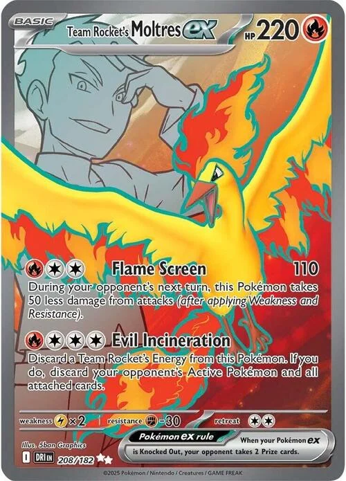 Team Rocket's Moltres ex — Destined Rivals