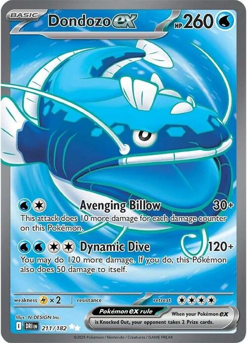 Dondozo ex — Destined Rivals