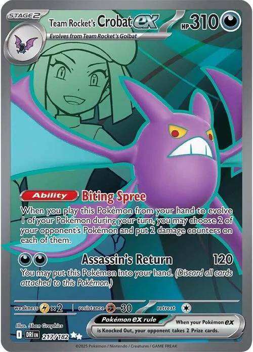 Team Rocket's Crobat ex — Destined Rivals